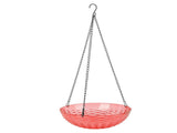 Solar Bird Bath Fountain Sturdy Plastics Hanging Bird Bath Bubbler Fountain Bird Feeder for Outdoor V1294-YM0901-3111240307512