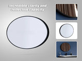 80cm Round Wall Mirror Bathroom Makeup Mirror by Della Francesca V63-831481