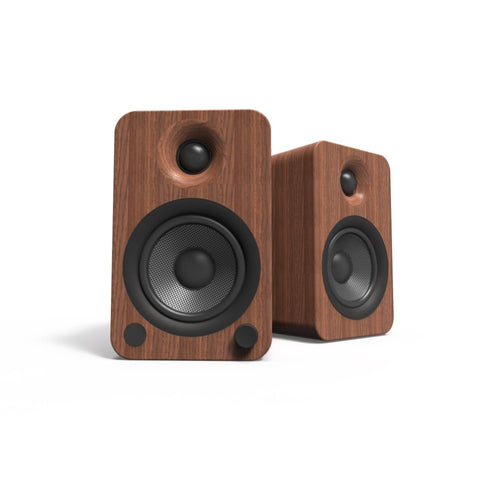 Kanto YU4 140W Powered Bookshelf Speakers with Bluetooth and Phono Preamp - Pair, Walnut V398-KO-YU4WALNUT-I