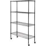 VEVOR Storage Shelving Unit with Wheels, 4-Tier Adjustable, 700 lbs Capacity, Heavy Duty Garage V952-YXLZLKHJC18DXZ4I6V0