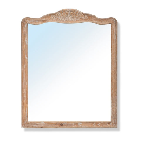 Bali Dresser Mirror Vanity Dressing Table Solid Oak Wood Frame Oak V315-VHNB-ESTE-06