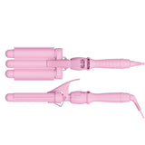 Mermade Hair Pro Waver Mini 25mm Pink 3 Barrel Styling Wand Mermaid Wave Tool V238-SUPDZ-39671089823824