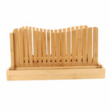 Bamboo Foldable Bread Slicing Guide Toast Loaf Cutting Guide Slicing Maker Kitchen DIY Baking Pastry V1294-YM0521-3118230006411