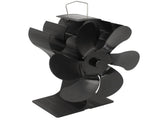 Stove Fan 6 Blades Fireplace Fan Heat Powered Fast Warm Circulation Quiet Heat Resistant V1294-YM0710-3113230307411