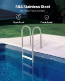 4-Step Stainless Steel Pool Ladder of 2 Handrail for 1371.6 mm Decked Pool V952-DXYCTTBGGBXGT35OAV0