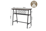 Viviendo Dining Table, Bar Table with Wine Storage Rack - Industrial Style V563-FRN-006-105-MTL