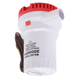 Bilge Pump Silent Boat Submersible DC Micro Drain Marine Sewage for Pond Pool 2000 GPH 12V V1294-YM0717-3111220242211