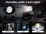 Walking Cane with Led Light and Alarm, Heavy Duty Folding Cane, Adjustable Cane Suitable for V1189-LWWAL-20260401-05953