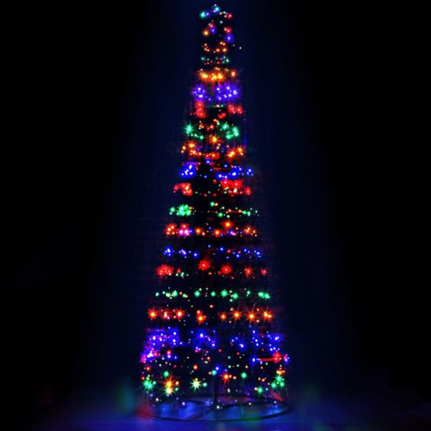 3.6M Christmas Tree 400 LED Solar Jingle Jollys XMAS-FAIRY-SOLAR-12FT