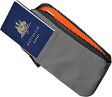 Travel Wallet - RFID Passport Holder, Self Locking Zipper Wear & Tear-Resistant Material, 3 Passport V1164-325753