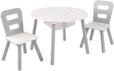 Round Table and 2 Chair Set for kids V178-12731