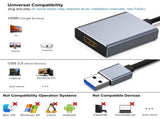 BENFEI 000334GY USB 3.0 to HDMI Adapter, USB 3.0 to HDMI Male Adapter for Windows 11/10/8/7 V28-ELEBEN000334GY