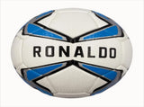 A blue windmill size5 football, PU fit material, wear-resistant and explosion-proof, including V1102-HYZQ00C012