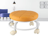 Rolling Ottoman High Density Memory Foam Waterproof Quiet Wheels Double Layers Footrest Stool for V1294-YM0703-3116230006311