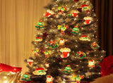 6M 40-LED Christmas Fairy String Lights Santa/Snowman/Wreath Battery-Powered Warm White Decor for V1107-CHRISTMAS FAIRY STRING LIGHTS1
