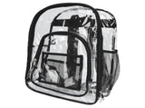 Transparent Backpack Waterproof PVC Storage Bag Student School Bag for Outdoor Travel V1294-YM0714-3117210143611
