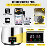 1.1 Gal Water Distiller, 0.3 Gal/H, 750W Distilled Water Maker Machine 0-99H Timing Set Temp V952-ZLJWXKYSACIHVQ18CV3