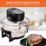 Pronti 17L Digital Family Turbo Convection Oven Broiler Cooker - Black OVN-CKN-17D-BK