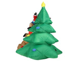 Dog Bite Old Man's Christmas Tree LED Growing Inflatable Christmas Tree for Outdoor Grden Yard AU V1294-YM3115220106313-0421
