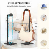 Purse Display Stands, 3 Pack Purse Display Rack Stainless Steel Handbag Display Stand Adjustable V1369-AZ3-W-11422