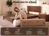 Giselle 25cm Single Hybrid Mattress Soft Knitted Fabric Edge Support Gel Foam MATTRESS-B-HAVEN-25-S