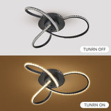 Irie Dimmable 3 Lights LED Ceiling Light - Black V558-LL002CL011B