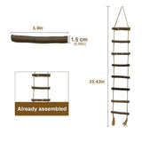 2Pcs Plants Ladder, 35.43 x 5.91in Wood Ladder Design Plants Trellis, Plant V1192-AZ-W-25320