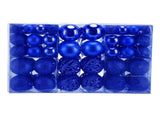 100pcs Christmas Ball Ornaments Shatterproof Hanging Balls for Christmas Tree Party DecorationBlue V1294-YM0715-3115210248112