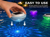 Solar Floating Pool Lights with Multicolor Glow, Two Shape Options , Automatic Day V1341-ZY-79MV9QLU-2PCSPATTERNLIGHTEFFECT