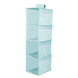 Hanging Closet Organizer and Storage 4-Shelf Shelves Wardrobe Clothes Organization Closets Shelf V1192-AZ-W-14752