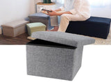 Foldable Storage Ottoman Multifunctional Storage Bench Footstool Seat with CoverBig V1294-YM0901-3117200156312