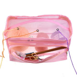 Pink Mesh Knitting and Sewing Organizer with Zipper 2Pcs V1366-AZ2-W-13586