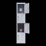 4-Door Vertical Locker for Office Gym Shed School Home Storage V63-832501