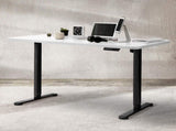 Levede Motorised Standing Desk Adjustable 140cm White 1000x 1MM DH4948-140S-BKWH