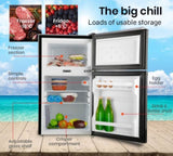 GECKO 95L Portable Upright Fridge Refrigerator 12V/24V/240V Caravan Motorhome V219-CAPFFRGEKA10B