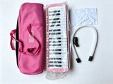 32-key melodica, 37-key melodica, student melodica, beginner melodica, musical instrument, music V1102-783-35838-PNK-37