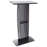120cm Acrylic Podium Stand Black V63-931381