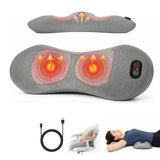 Graphene Heating Vibration Lumbar Massager, 3 in 1 Back Cushion, Lumbar Support Massage & Heat V1232-SHYYZ--001