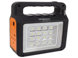 Solar Power Bank 6000mAh Bright Headlight Panel Light 3 Bulbs Portable Handle Solar Generator for V1294-YM0706-3113230236811