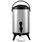Stainless Steel Insulated Beverage Dispenser, 7.6 Liter, Thermal Hot and Cold Drink Server Dispenser V952-YLHLQQYX10L0ZNM43V0