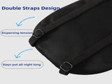 Sleep Mask 2 Straps, Mulberry Silk, Twin Thin Elastic Bands Stay Put All Night, Smooth Eye Mask Two V1188-WTJ-LZZ-01366