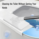 Mini Mop Zero Touch Mini Mop Disposable Clip Mopstick Reusable Cloths, Wet&Dry for Floors, 40inch V1366-AZ2-W-10919