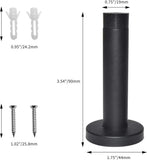 DOKU 10Pcs Door Stop, 3.5 Inch Heavy Duty 304 Stainless Steel Door Stopper with Rubber Tips Bumper, V1258-DP02-WO-450