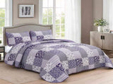 Harmonious Quilted bedspread and pillowcovers set Perfect Balance of Style - Queen size V745-MAC080409Q13U