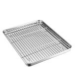 Baking Sheet With Cooling Rack, Half Sheet Pan With Wire Rack Set, Oven Baking Tray and Rack V1189-WXFWAL-20260319-01077