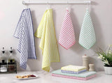 Homaxy 100% Cotton Kitchen Towels and Dishcloths Set V1258-DP02-F-136