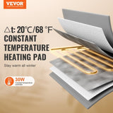 VEVOR Elevated Heated Cat House, Cuboid Kitty Shelter with Adjustable Temperature and Timer, 900D V952-ZFTSBYMBHSNJMM05RV3