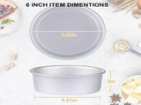 Round Cake Pan Set of 3 , Aluminum Baking Pans for Layer Cakes, V1258-DP02-WO-762