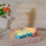Ice cream Valentine Romance Atmosphere Light , Party Decoration Kids' Room Battery Operated LED V1369-AZ3-W-04815