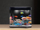 21L Complete Aquarium Kit With Bio Filter System LED Kit Curved Design MS-320